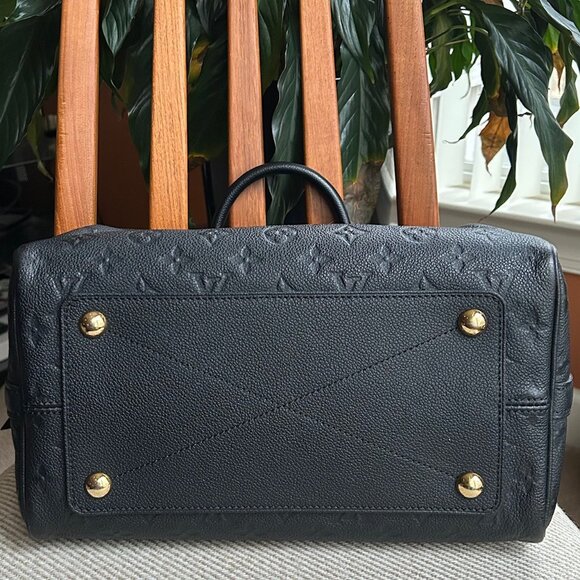 LOUIS VUITTON Empreinte Speedy Bandouliere 30 Black - Picture 12 of 16